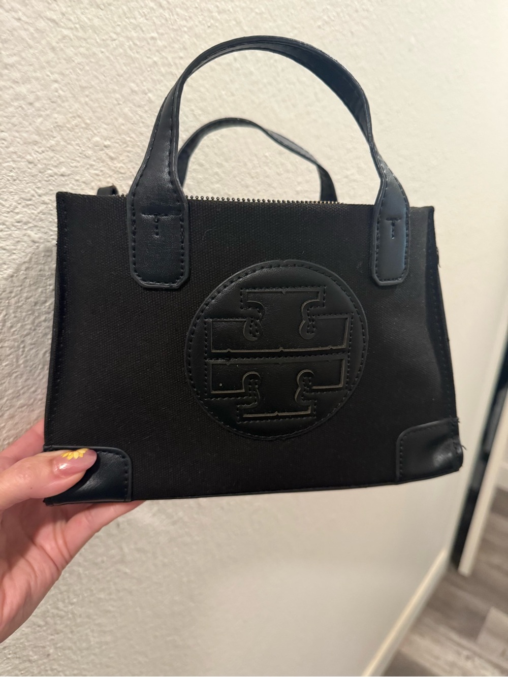 Black  Mini Tote Bag